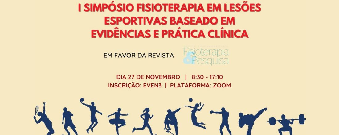 I Simpósio Fisioterapia em Lesões Esportivas Baseado em Evidências e Prática Clínica