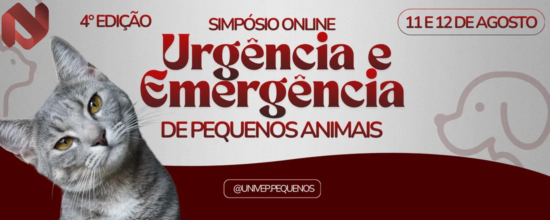 Simpósio Nacional de Urgência e Emergência de Pequenos Animais - 4° Edição
