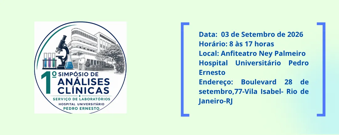 Simpósio de Análises Clínicas do Hospital Universitário Pedro Ernesto