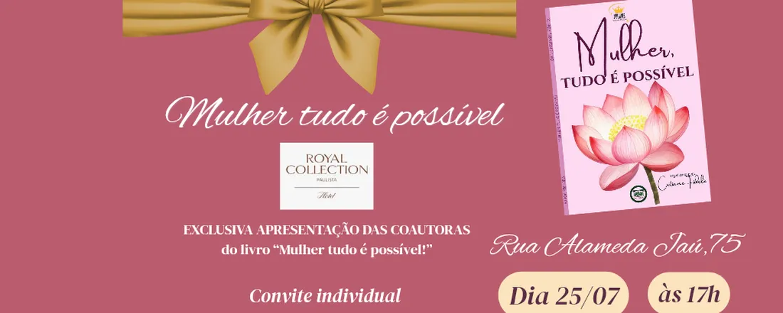 Coquetel, Mulher Tudo é Possível!