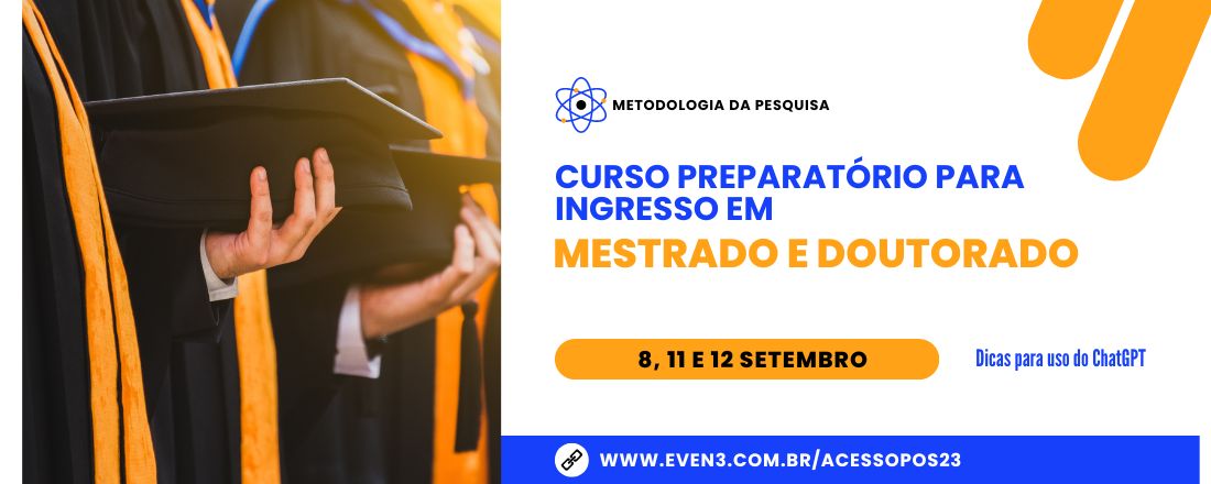 Curso Preparatório para Ingresso em Mestrado e Doutorado