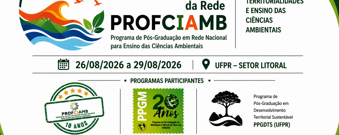 VII Seminário Nacional de Integração da Rede PROFCIAMB