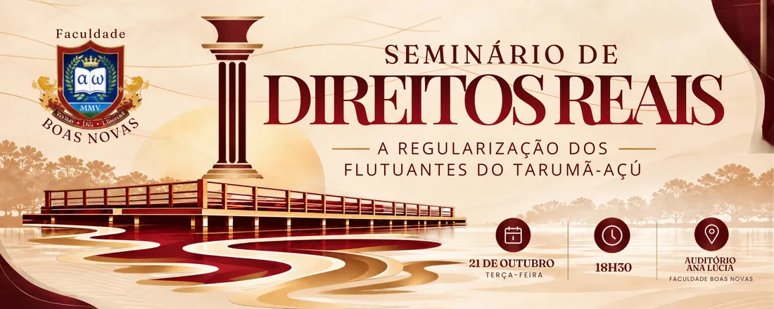 I Seminário de Direitos Reais da Faculdade Boas Novas.