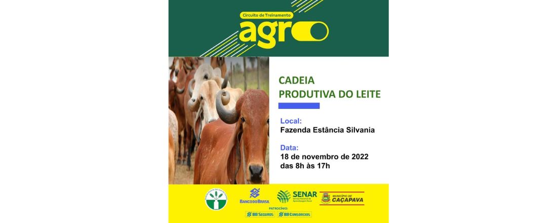 Circuito de treinamento Agro Banco do Brasil- Cadeia Leiteira