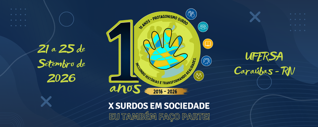 X Surdos em sociedade: eu também faço parte!