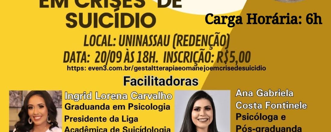 Gestalt Terapia e o Manejo em Crise de Suicídio.