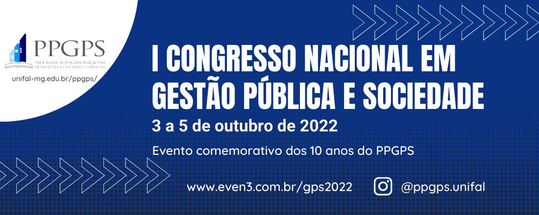 I Congresso Nacional em Gestão Pública e Sociedade