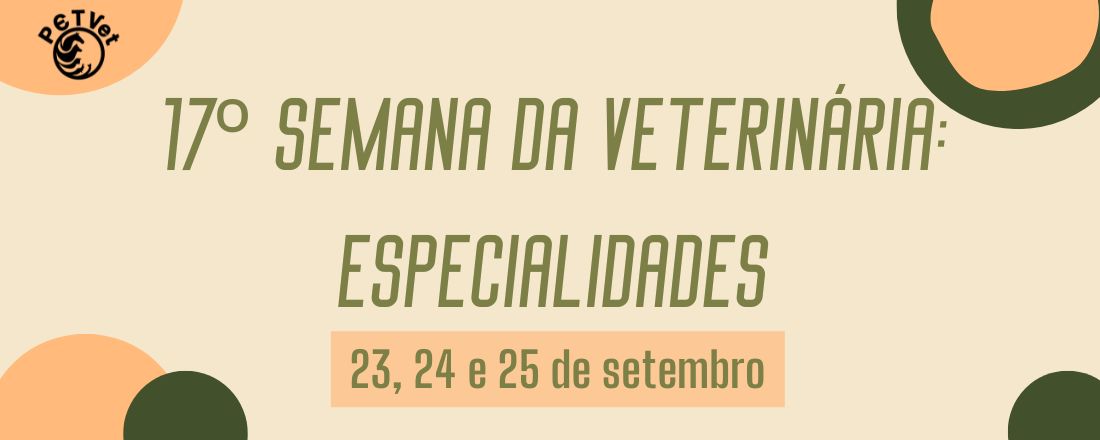 XVII Semana da Veterinária