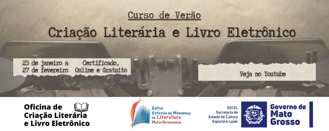 Curso Criação Literária e Livro Eletrônico