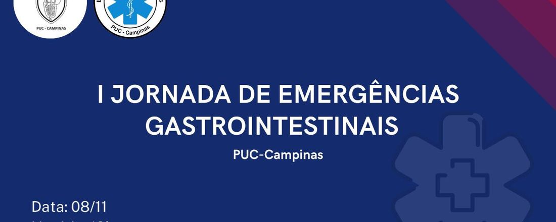 I Jornada de Emergências Gastrointestinais da PUC Campinas