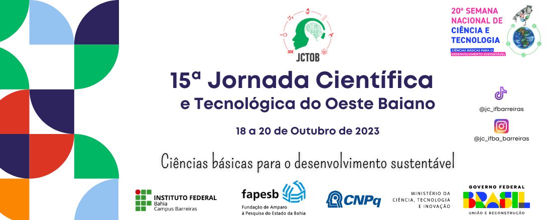 15ª Jornada Científica e Tecnológica do Oeste Baiano