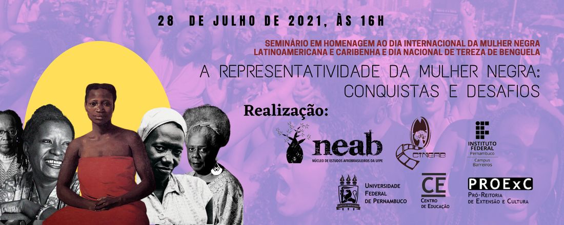 Seminário - A representatividade da Mulher Negra: Conquistas e Desafios