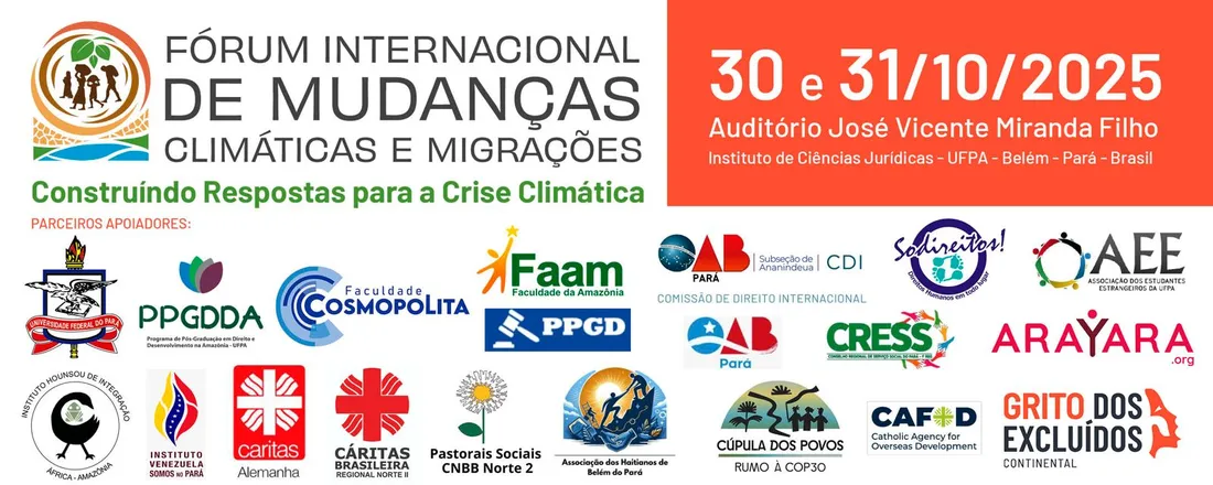 Fórum Internacional Mudanças Climáticas e Migrações