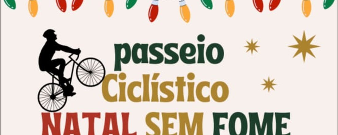 Passeio ciclístico solidário