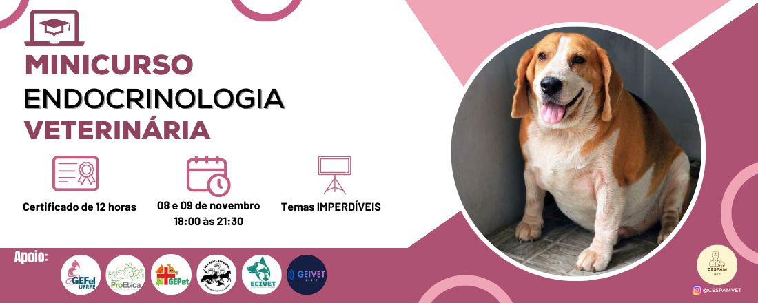 Minicurso de Endocrinologia Veterinária