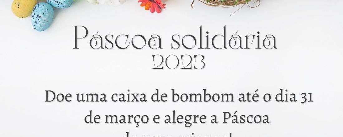 PÁSCOA SOLIDÁRIA OAB 2023