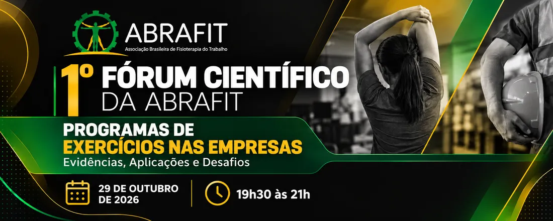 1° Fórum Científico da ABRAFIT