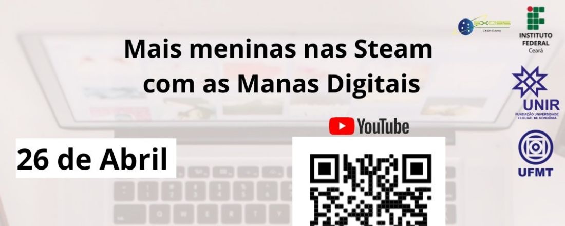 Mais meninas nas Steam com as Manas Digitais