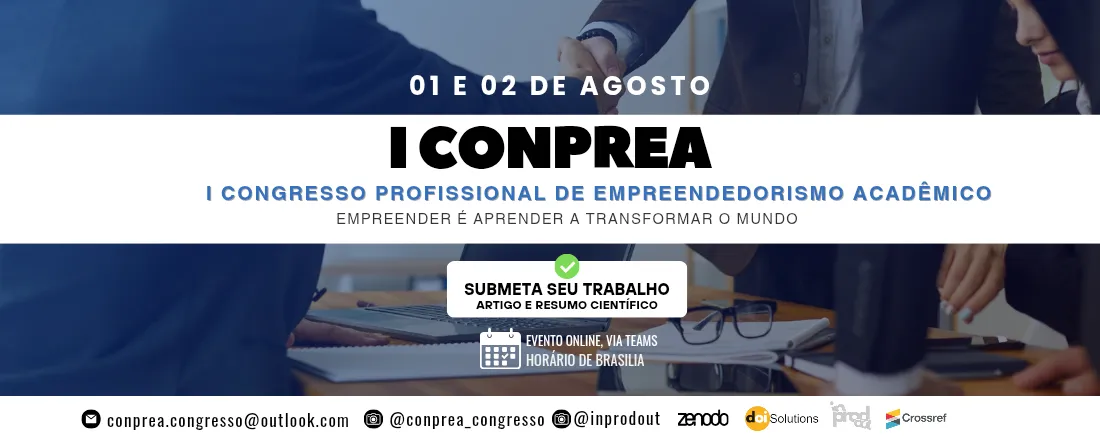 I Congresso Profissional de Empreendedorismo Acadêmico (CONPREA)