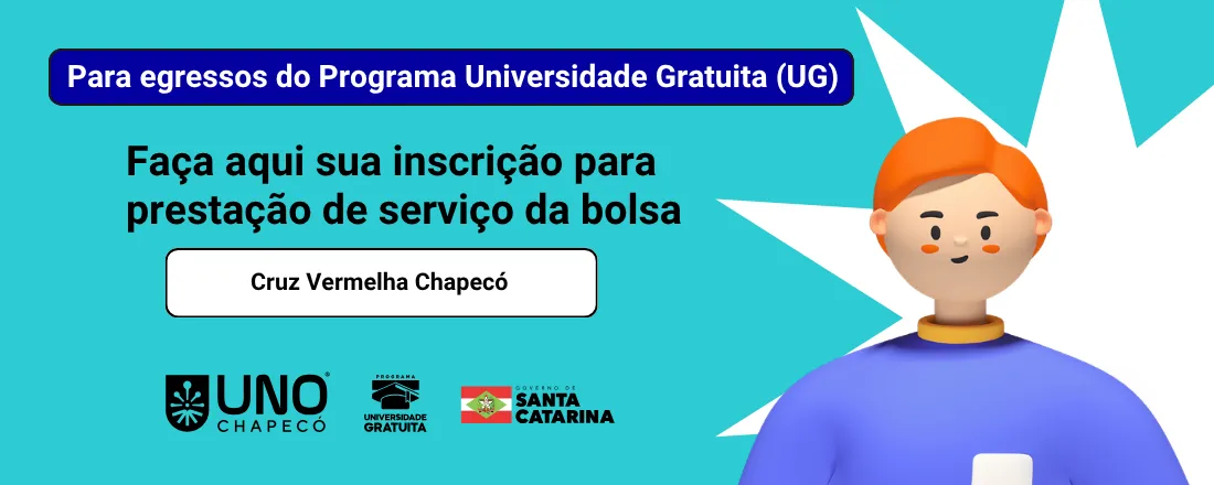 Oportunidade Contrapartida UG (2026/1) -  Cruz Vermelha Chapecó