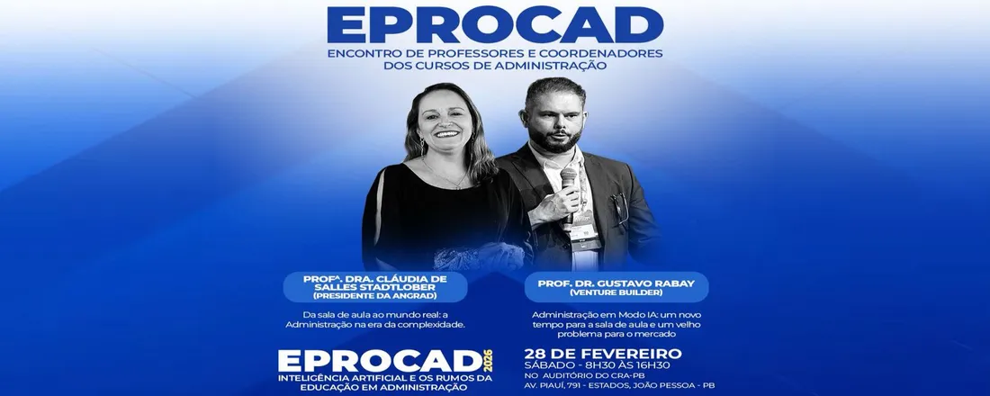 EPROCAD 2026 - Encontro dos Profissional e Coordenadores dos Cursos de Administração