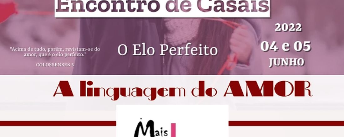 ENCONTRO DE CASAIS  - PROJETO +ELAS