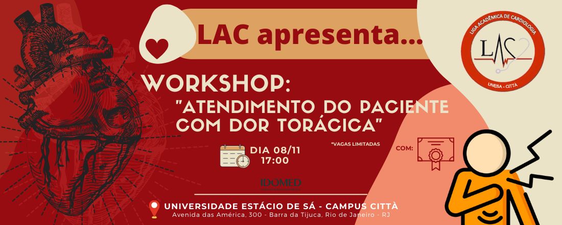 Workshop: "Atendimento do paciente com dor torácica"