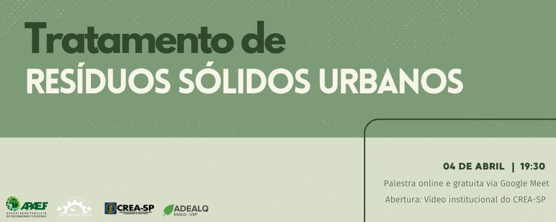Tratamento de Resíduos Sólidos Urbanos