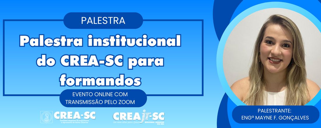 Palestra de Formandos 2023.2 - CREA Jr-SC Jaraguá do Sul