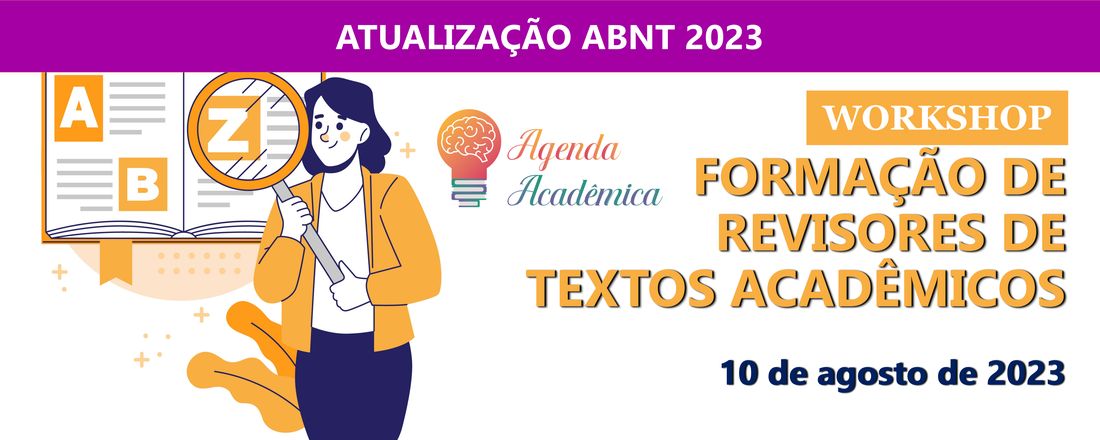 WORKSHOP FORMAÇÃO DE REVISORES DE TEXTOS ACADÊMICOS