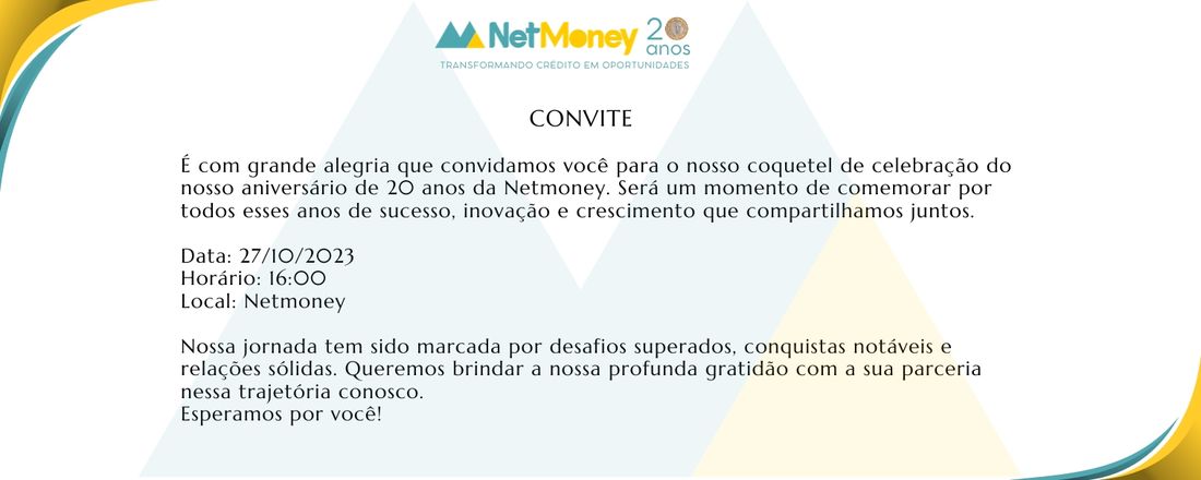 Aniversário Netmoney