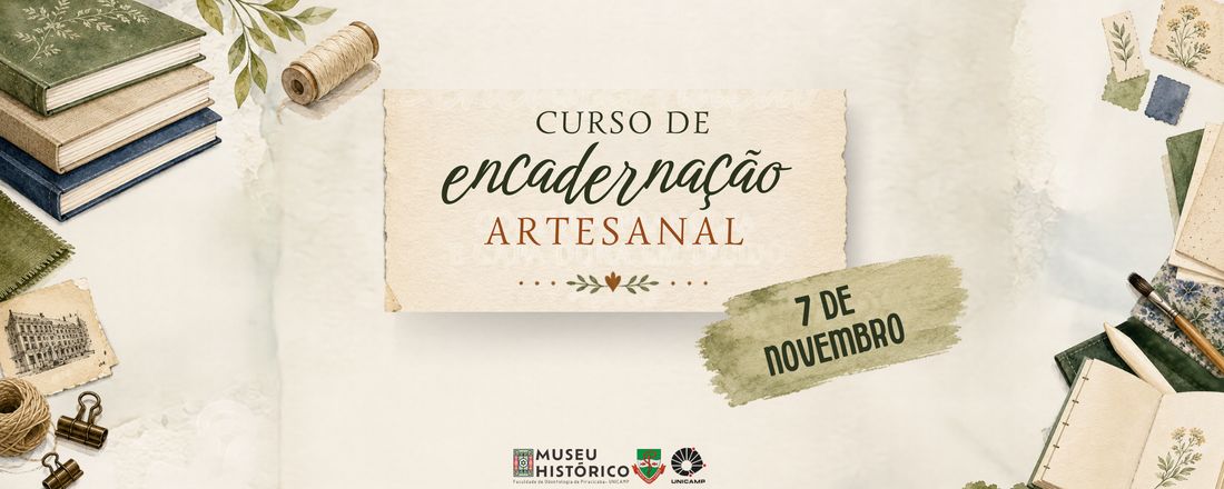 Curso de encadernação artesanal