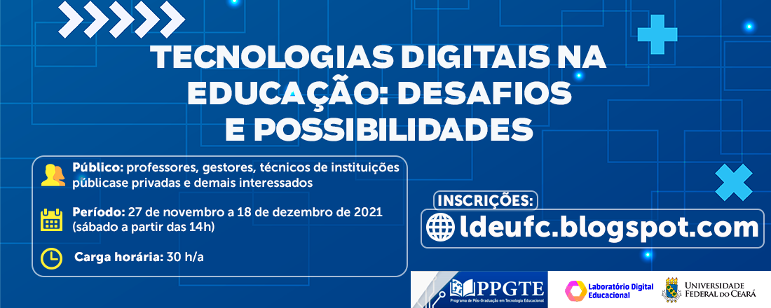 Curso "As Tecnologias Digitais na Educação: Desafios e possibilidades"