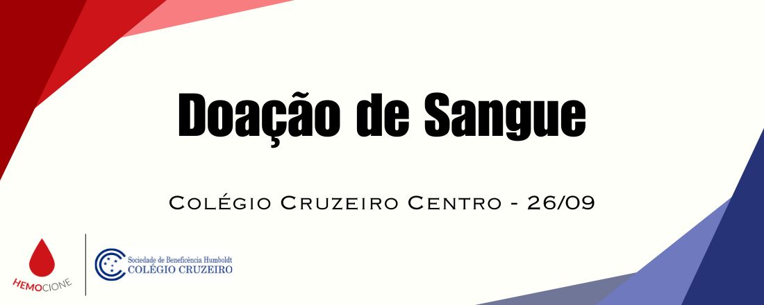 Doação de Sangue CCC + Hemocione