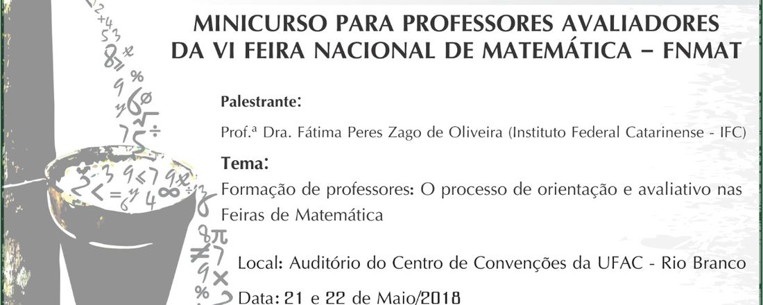 Curso de Avaliadores para Feiras de Matemática