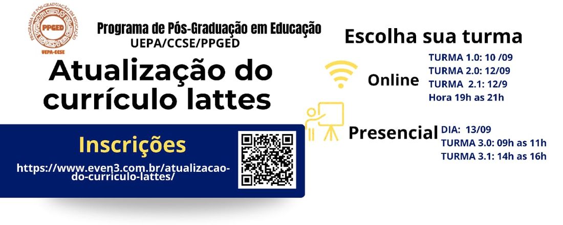 Atualização do Currículo Lattes