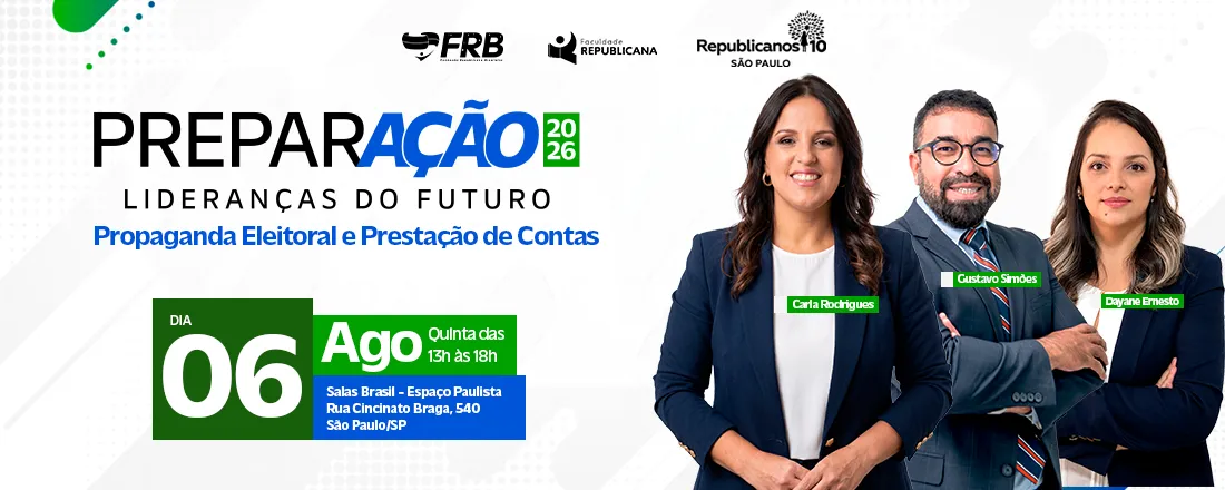 PREPARAÇÃO 2026 - LÍDERANÇAS DO FUTURO