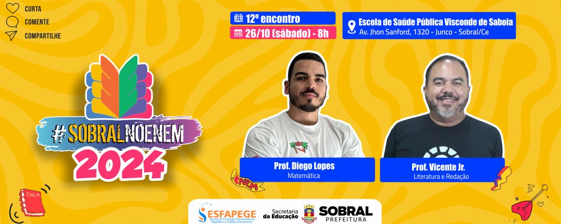 12º Encontro do #SobralNoEnem 2024