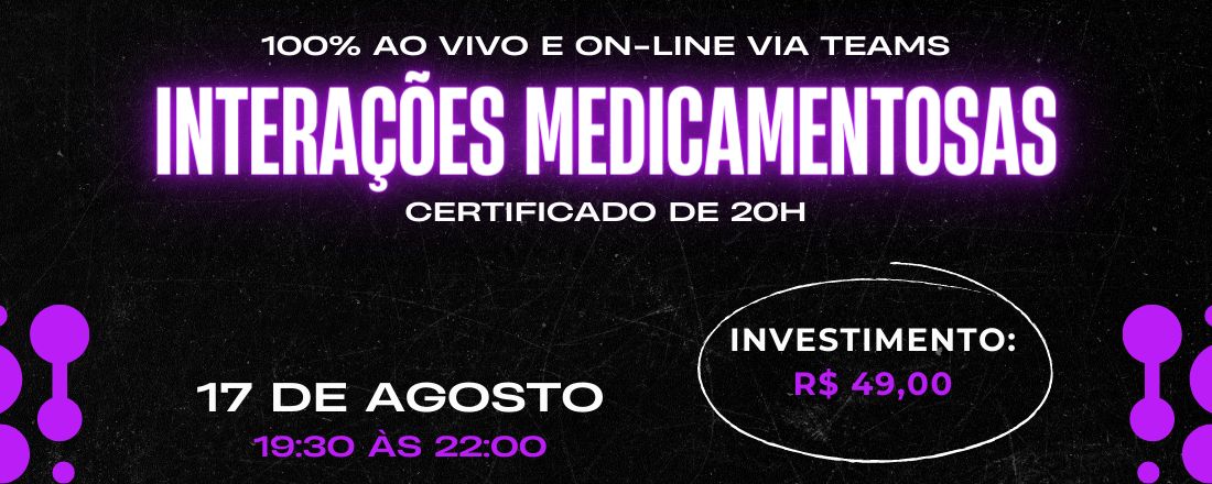 CURSO DE INTERAÇÕES MEDICAMENTOSAS