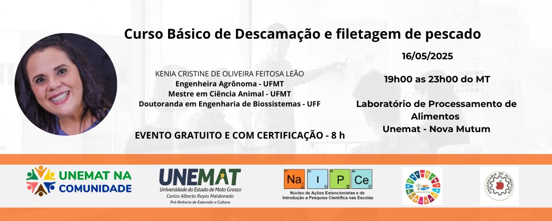 Curso Básico de Descamação e filetagem de pescado