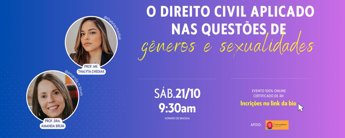 O Direito Civil aplicado nas questões de gêneros e sexualidades 2ª Edição