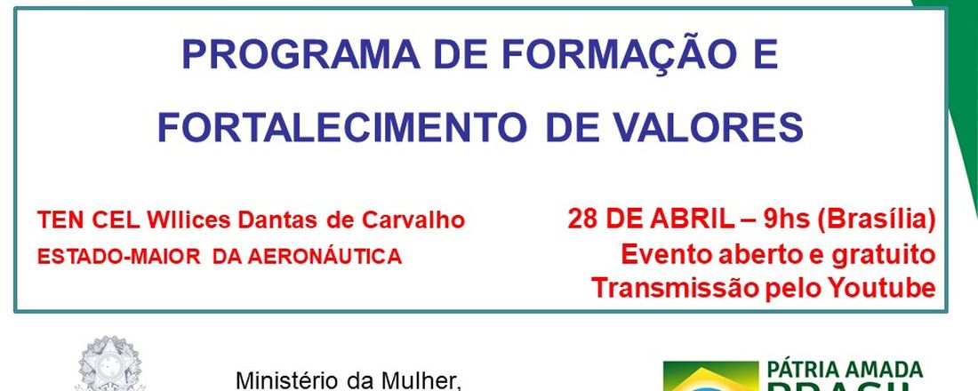 Ciclo de Formação Continuada - PROFESP/FAB - Abril