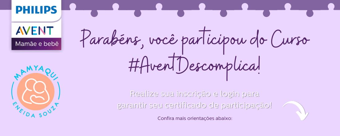 Curso #AventDescomplica para Futuros Papais