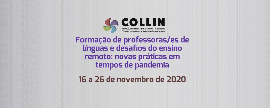 VI COLLIN - Colóquio em Letras e Linguística