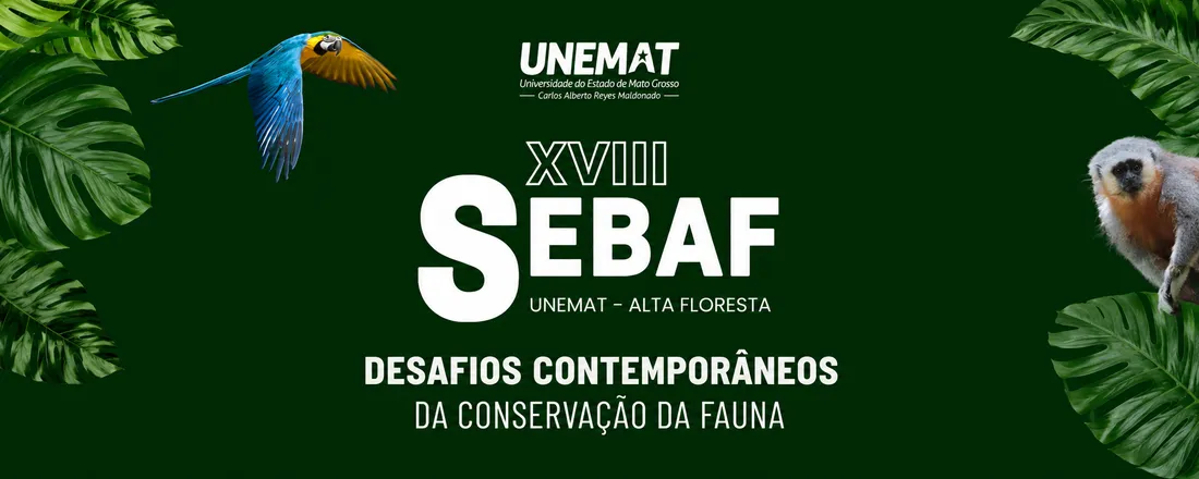 XVIII SEBAF: Desafios Contemporâneos da Conservação da Fauna