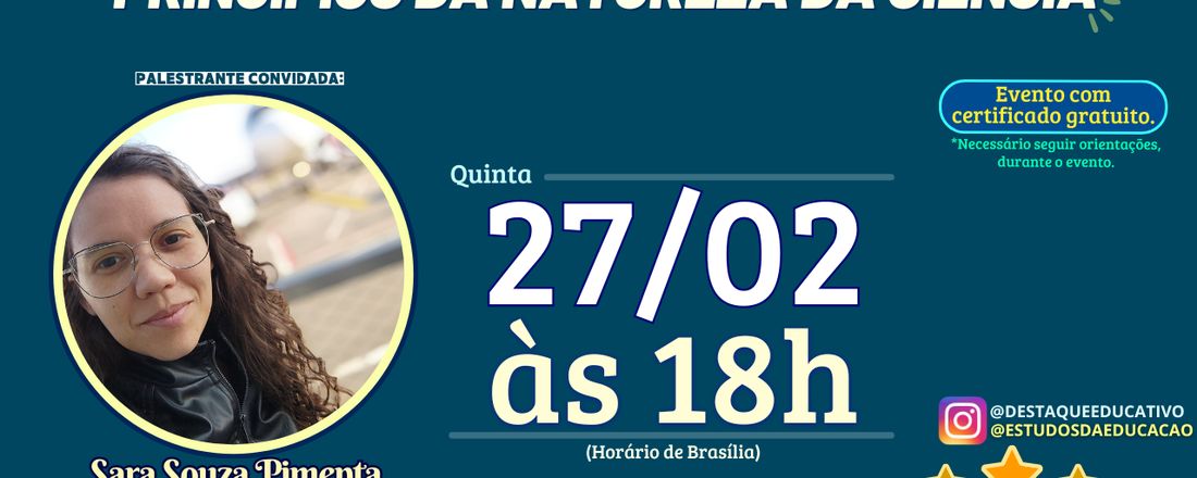 Princípios da Natureza da Ciência.