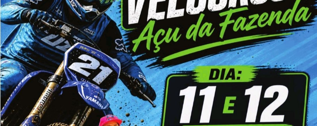 Primeiro velocross Açu da fazenda