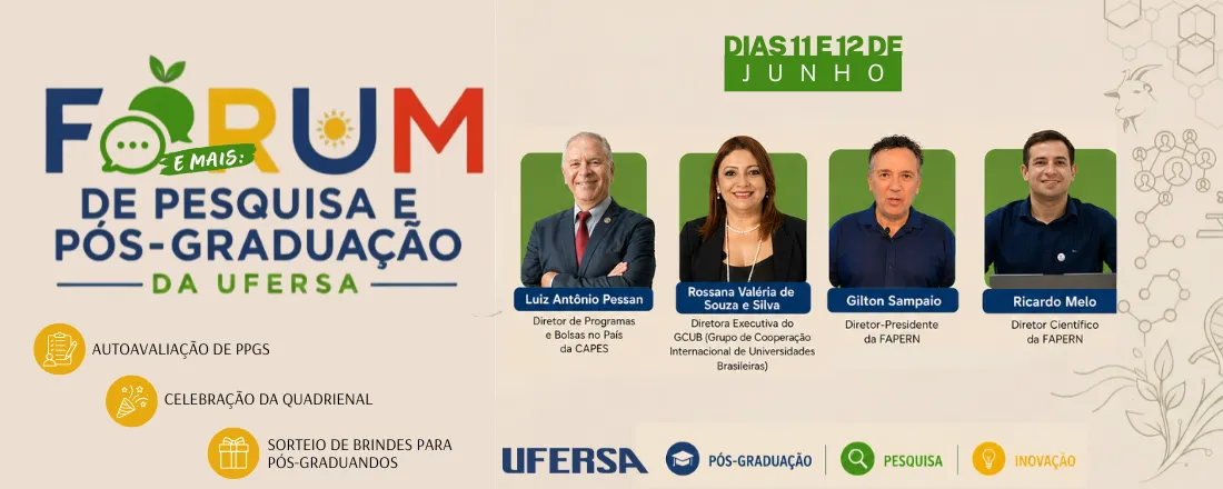 II Fórum de Pesquisa e Pós-Graduação da UFERSA