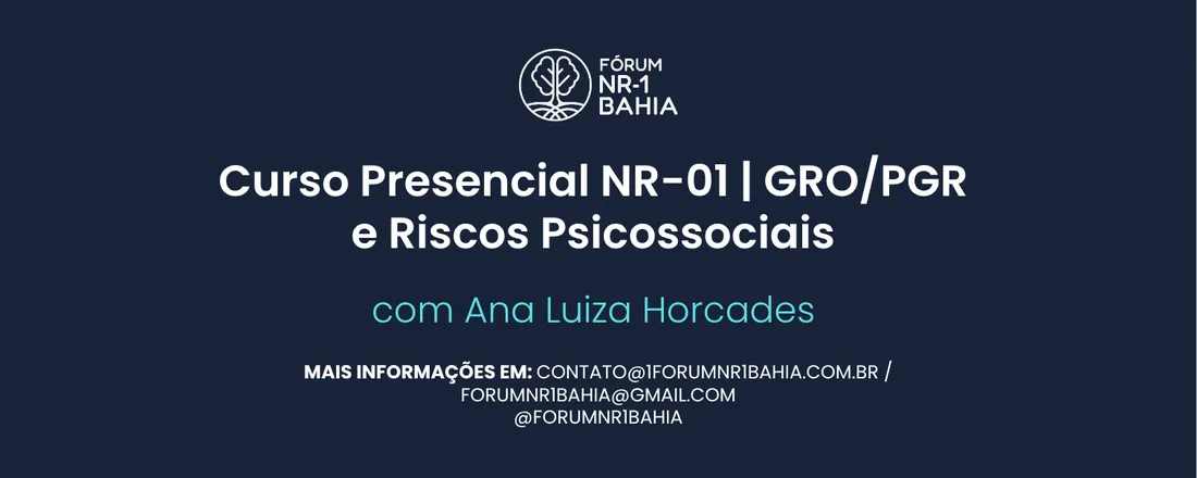 NR-1 na Prática: Como Implementar a Gestão dos Riscos Psicossociais no GRO/PGR | Com Ana Luiza Horcades