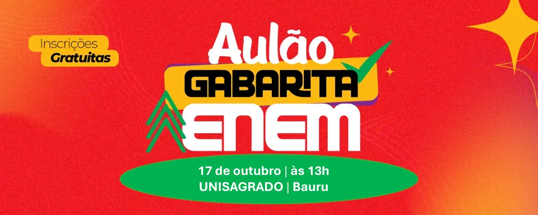 AULÃO GABARITA ENEM - 9ª edição